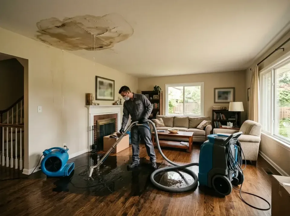 attic-pipe-burst-ceiling-drip-008 — frequently asked questions, Water Damage Restoration & Carpet Care in Paddock Lake, WI
